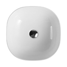 Nueva 410mm  Soft Square Counter Top Ceramic Basin